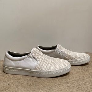 White Cole Haan Grand OS Slip Ons